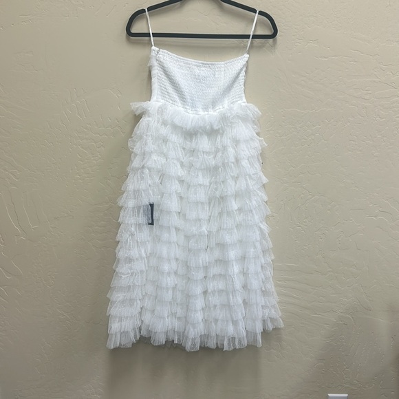 Lulus White Strapless Dress NWT - Picture 3 of 4